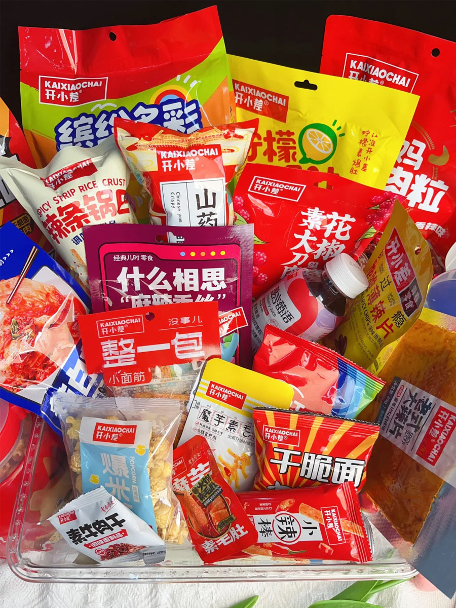 开小差辣条产品