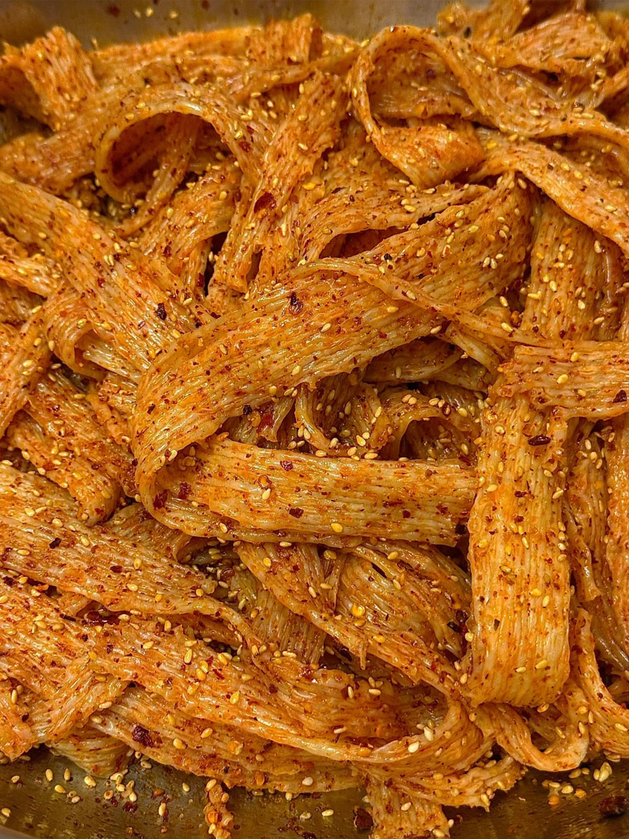 家庭手工自制辣条