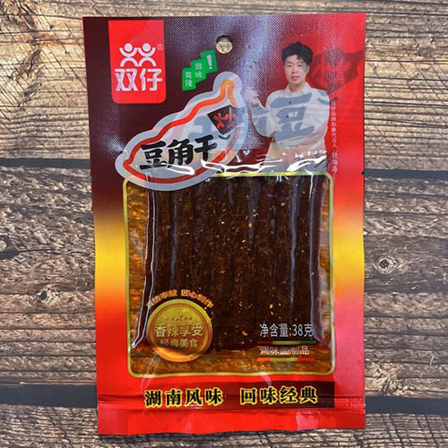 双仔豆角干味辣条38克装 湖南风味调味面制品