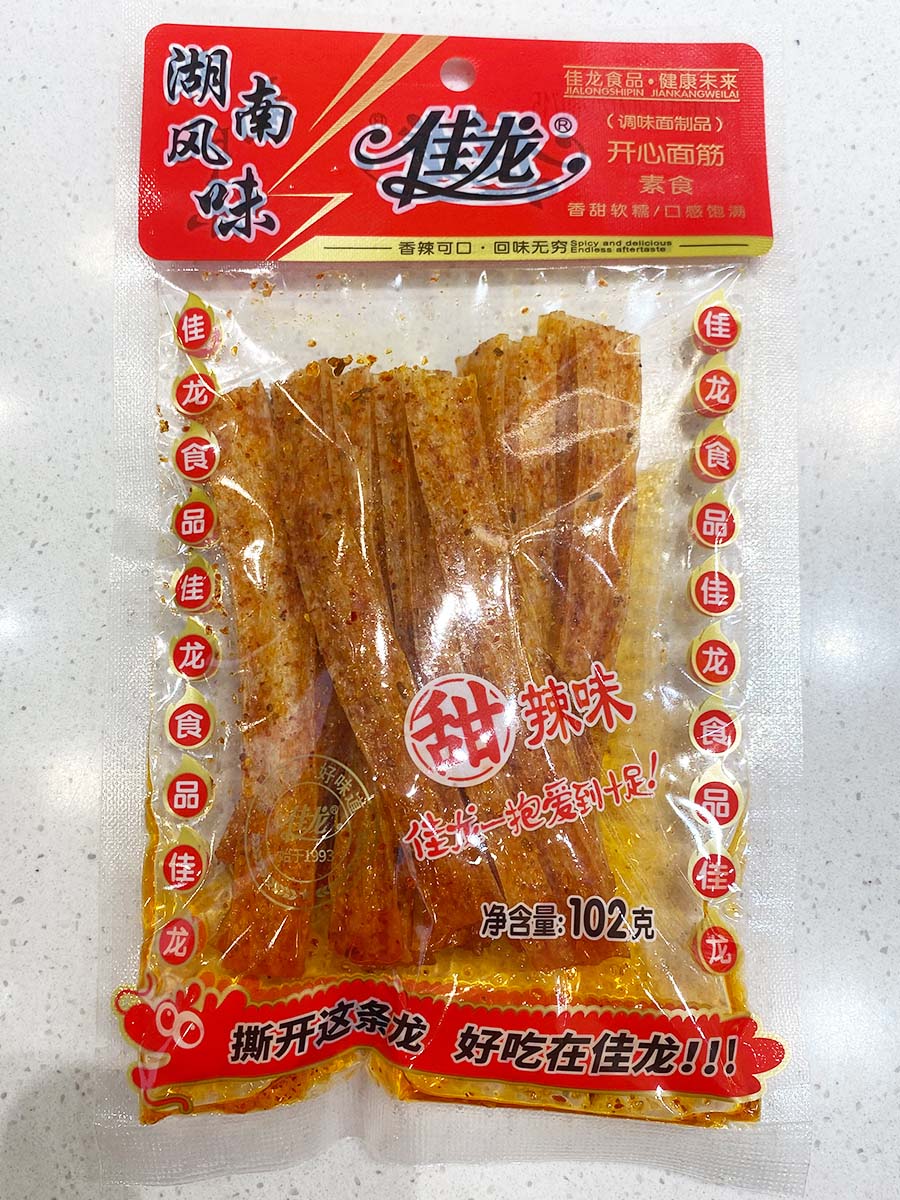 佳龙开心面筋102克装