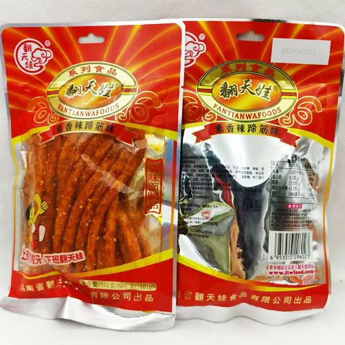 翻天娃调味面制品 素香辣蹄筋味辣条101克装
