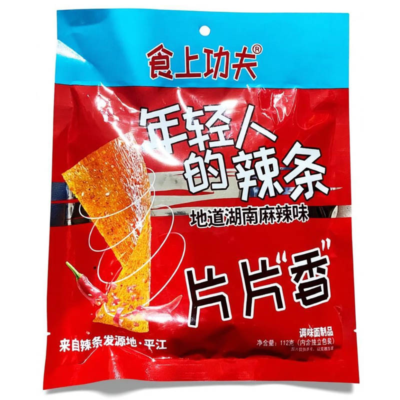食上功夫年轻人的辣条片片香112克装