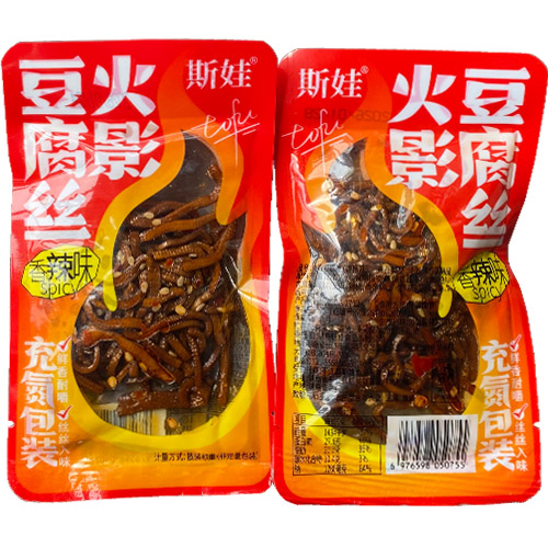 斯娃火影豆腐丝 香辣味充氮包装