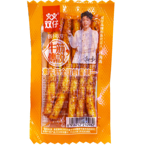 双仔素牛筋 双仔牛筋传说辣条