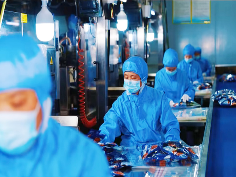 辣条食品生产车间