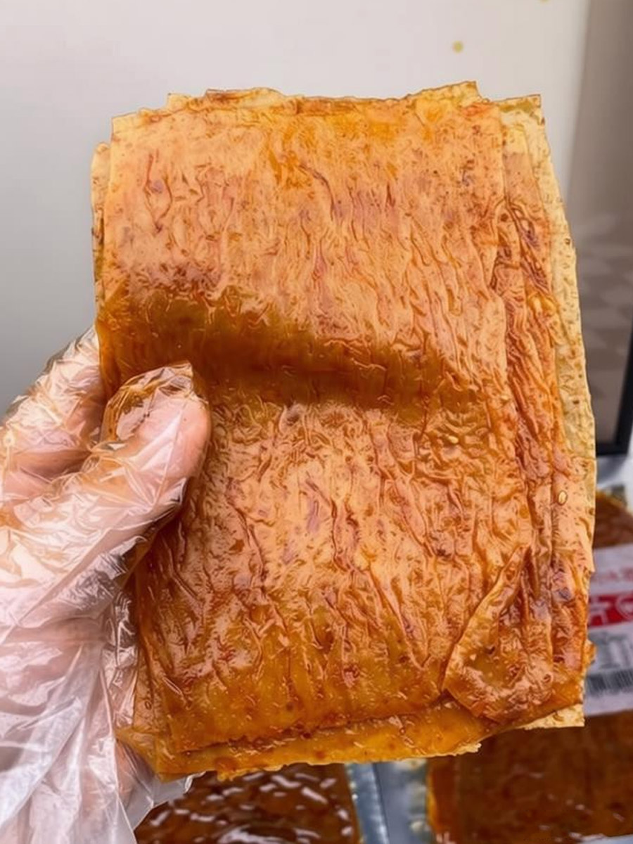 膨化豆制品老式大辣片