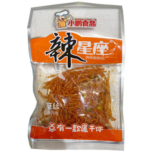 小鹏食品辣星座辣条 星座丝辣条70克装