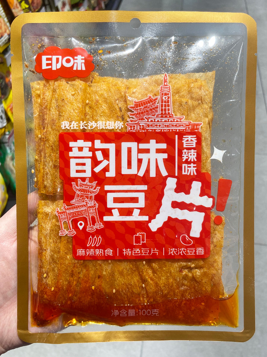 韵味豆片香辣味100克装
