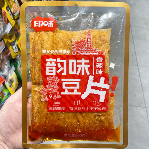 印味韵味豆片香辣味100克装