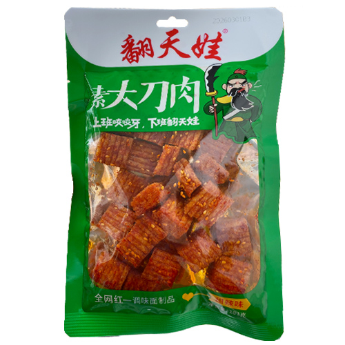 翻天娃素大刀肉（甜辣味）101克装