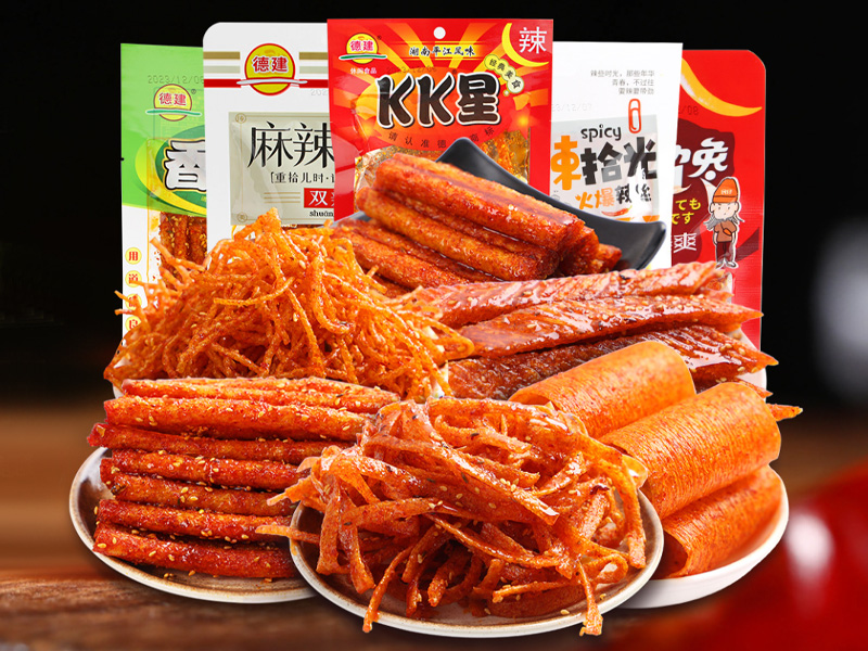 德建辣条产品矩阵