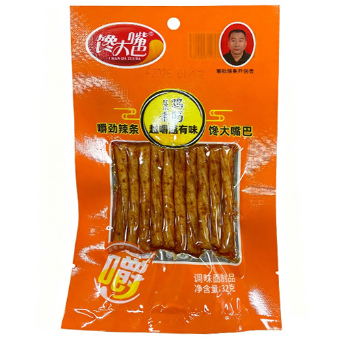 馋大嘴巴盐焗素鸡筋32克装