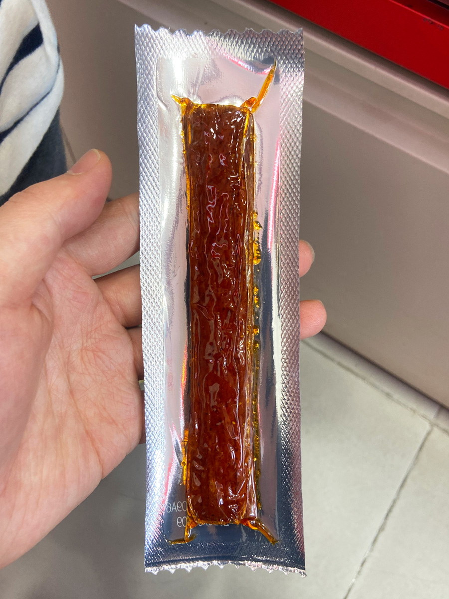 一根筋辣条实拍