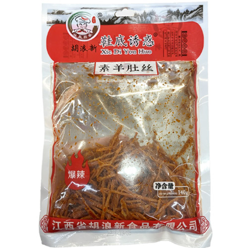 江西鞋底诱惑素羊肚丝爆辣辣条（140g装）